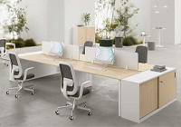 Linea 402 scrivanie operative per open space